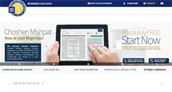 Desktop Screenshot of businesshalacha.com